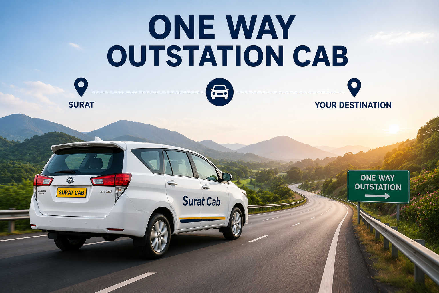One Way Outstation Cab